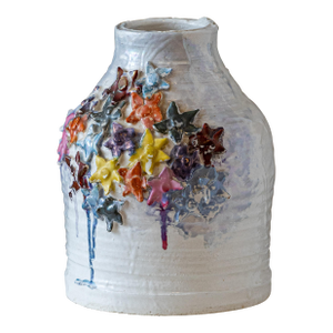 1967 David Gilhooly "Star Flower" Vase | Uc Davis Professor Estate