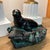 Blue Mountain Seal on a Outcrop Earthen Wear Sculpture For Sale - Image 6 of 6