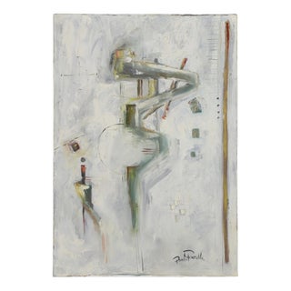Paolo Gentilla, Abstract Composition, 1970s, Oil on Canvas For Sale