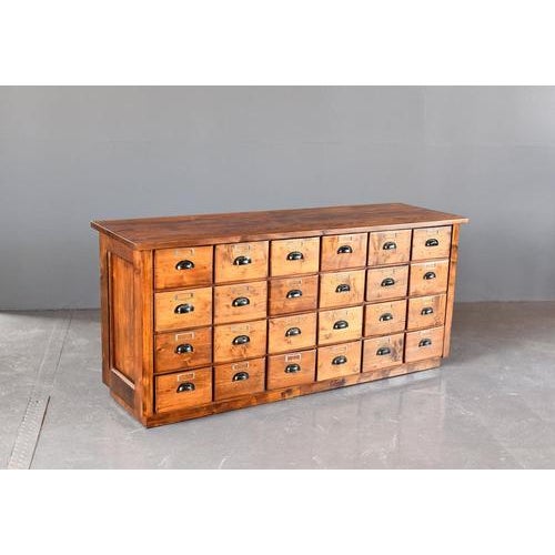 Wood Ironmongers Shop Counter Drawers, 1910s For Sale - Image 7 of 14
