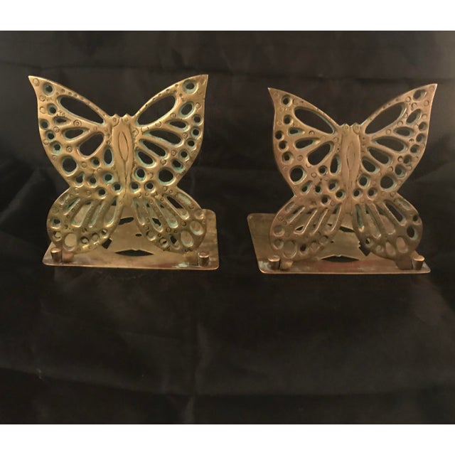 Vintage Brass Butterfly Bookends a Pair Chairish