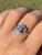 The Mission Hills: Antique Platinum Bypass Engagement Ring For Sale - Image 10 of 10