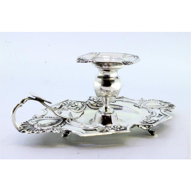 Silver Paddle with Cut-Out Floral Motifs For Sale - Image 4 of 8