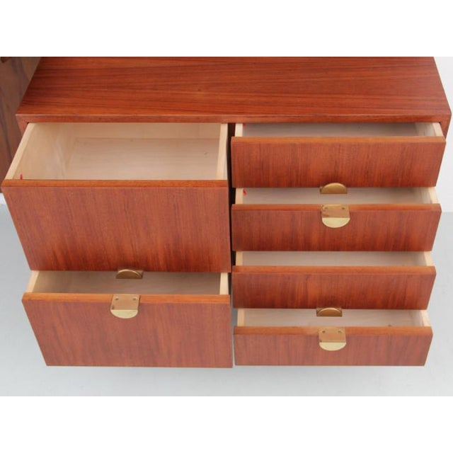 Brown Mid-Century Modern Modular Shelving System in Teak by Finn Juhl, 1960s For Sale - Image 8 of 16
