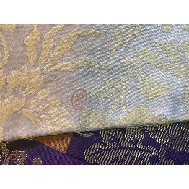 Antique Silk Kesa Monk's Patched Robe Meiji Period For Sale - Image 9 of 17