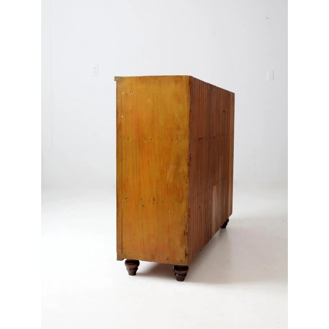 Wood Antique Display Cabinet For Sale - Image 7 of 12