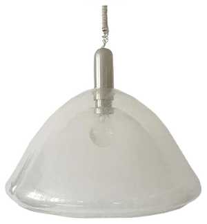 Mid-Century Murano Glass Pendant Lamp from Mazzega, 1960s