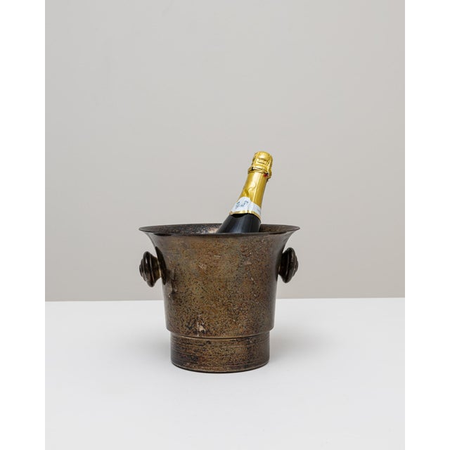 French Provincial 20th Century French Silver Plated Champagne Bucket For Sale - Image 3 of 18