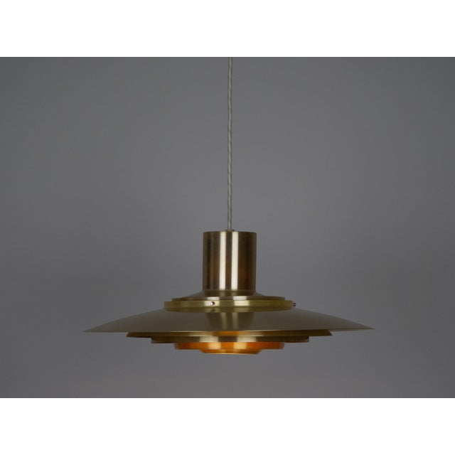 Vintage Danish P376 Pendant Lamp by Fabricius Kastholm for Nordisk Solar, 1964 For Sale - Image 3 of 9