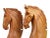 Late 20th Century Late 20th Century Hand Carved Solid Wood Horse Head Bust Sculpture - a Pair For Sale - Image 5 of 7