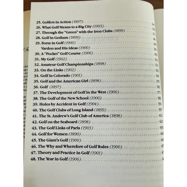 Paper 1980s Collectible "Golf: A Turn-of-the-Century Treasury Book" For Sale - Image 7 of 12
