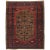 Antique Bakshaish Carpet, Oriental Persian Handmade in Brown, Blue and Red For Sale - Image 11 of 11