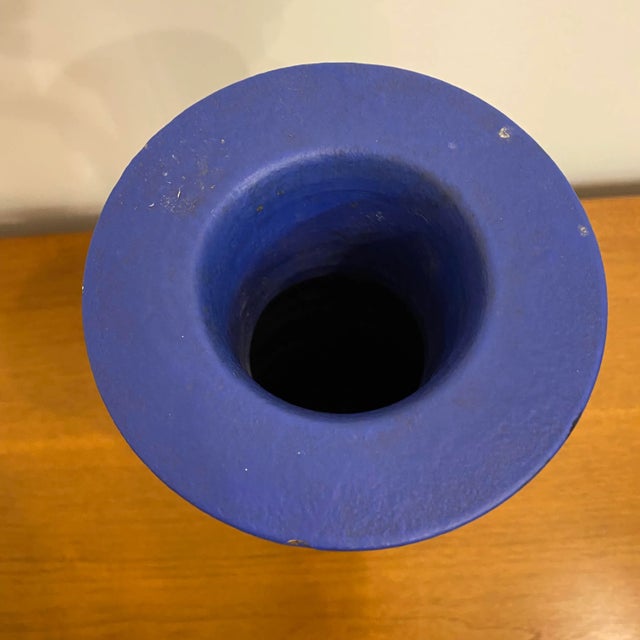 Ceramic 1960s Mid-Century Modern Italian Ceramic Vase For Sale - Image 7 of 11