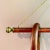 Belle Epoque Three Ring Wood & Brass Hanging Towel Rack For Sale In Philadelphia - Image 6 of 12