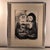 Black Anne De Vriese-Jernander, Couple and Child, 1974, Mixed Media on Paper, Framed For Sale - Image 8 of 12