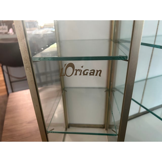 Vintage Coty perfume store display in great condition. There is a chip in the glass on top but that can be replaced easily.