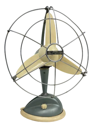 Vintage Italian Marelli Fan, 1950s