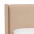 Not Yet Made - Made To Order Logan Queen Platform Bed in Linen Fawn For Sale - Image 5 of 5