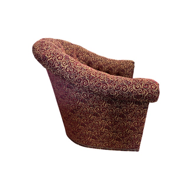 Lexington Furniture Robinson Swivel Chair - A Pair For Sale - Image 9 of 16