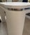 Late 20th Century Very Heavy Vintage Modern White Rafia Gaming Card Table Style and Quality of Karl Springer For Sale - Image 5 of 11
