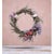 Textile Field of Flowers Spring Summer Door Wreath 18" Crochet Feather Bird House Wall For Sale - Image 7 of 11
