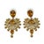 Mughal Style Gold-Plated and Rhinestone Earrings from Christian Dior, Early 1990s, Set of 2 For Sale - Image 10 of 10