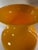 Mid-Century Modern Large Mid-Century Modern Vibrant Yellow Hand-Blown Art Glass Statement Vase For Sale - Image 3 of 11