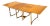 Midcentury Light Walnut Drop Leaf Expandable Dining Table, Three Leafs Boards For Sale