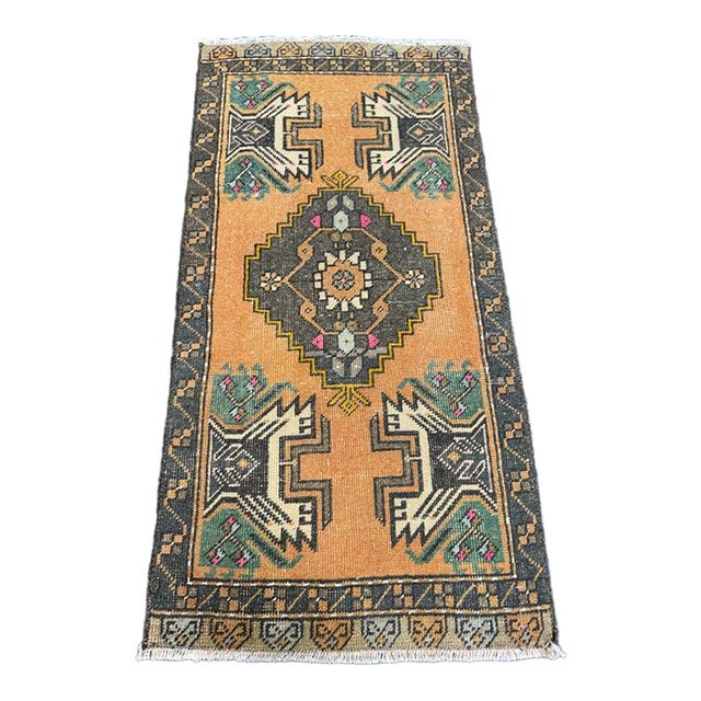 Turkish Yastik Rug 1'8" x 3'4" For Sale