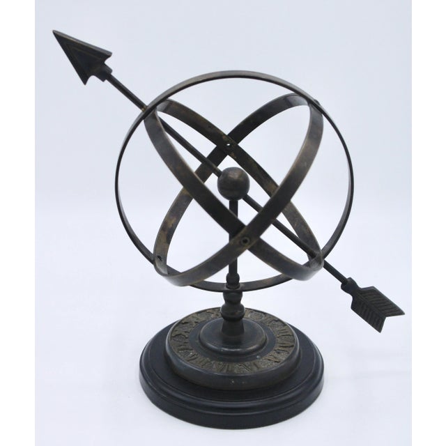 A superb vintage armillary globe, circa 1970. This is an excellent piece, the perfect unique object for an office or...