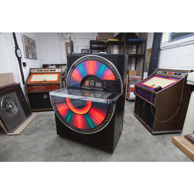 Metal Sunstar 80-Disc/160-Track Jukebox from Seeburg, 1976 For Sale - Image 7 of 18