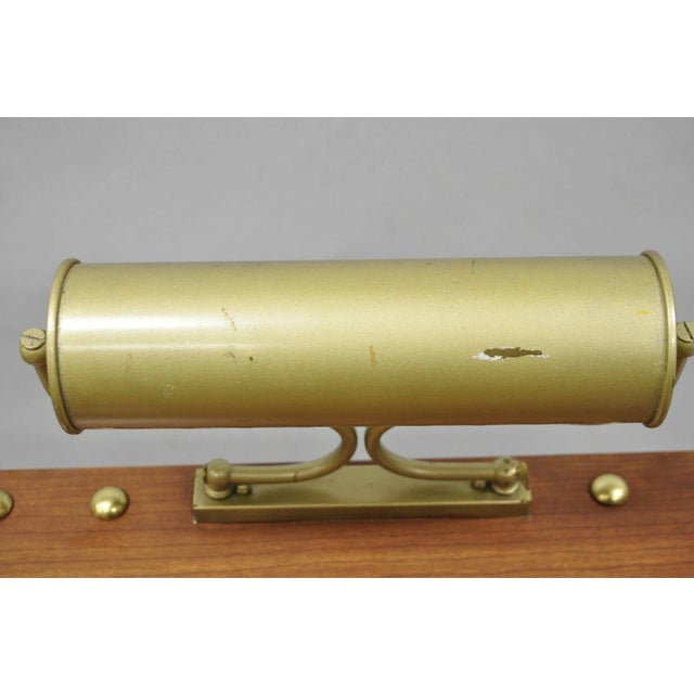 Vintage Victorian Lighted Podium Metal Column Pedestal Base Lectern Book Stand For Sale - Image 14 of 18