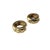 Contemporary Mid 20th Century 14 Karat Yellow Gold and Diamond Chunky Huggie Hoop Earrings, Set of 2 For Sale - Image 3 of 7