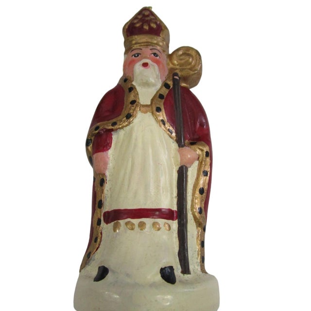 Red Set of 6, Judi Vaillancourt Folk Art Christmas Ornament Collection Created in Collaboration With Possible Dreams for Neiman Marcus 2001 For Sale - Image 8 of 17