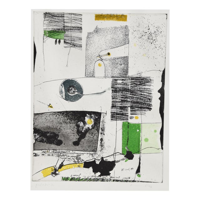 Armin Sandig, Small Contribution to the Production of Song, 1978, Etching For Sale