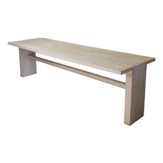 Valmarana Dining Table in Bleached Ash by Carlo Scarpa for Simon International, 1974 For Sale