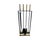 Vintage Mid Century Modern Pilgrim Fireplace Brass Tools Set Restored 1960s For Sale - Image 10 of 12