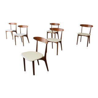 1960s Danish Modern Kurt Østervig Teak Dining Chairs- Set of 6 For Sale