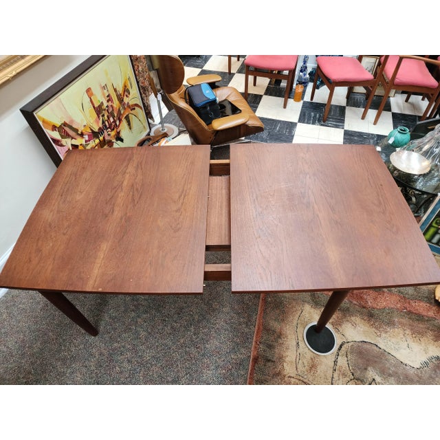 1960s 1960s Midcentury Danish Teak Borge Mogensen Dining Room Table For Sale - Image 5 of 12