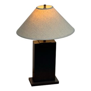 Restoration Hardware Rectangular Column Table Lamp For Sale