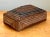 Wood Vintage Tramp Art Wood Box For Sale - Image 7 of 12