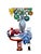 David Gerstein, Huge Pop Art Sculpture Painting Bright Vibrant Colors Israeli Dudu Gerstein For Sale - Image 12 of 18