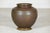 Large Artisan Ceramic Vase with Intricate Textured Pattern in Brown & Green For Sale - Image 13 of 18