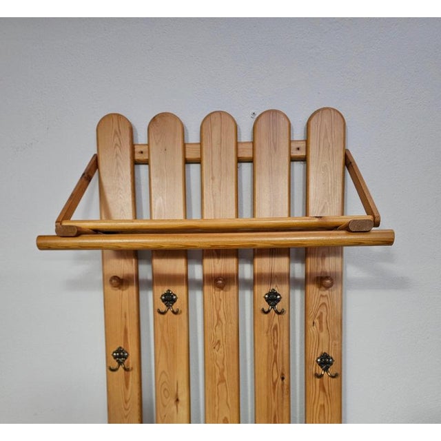 Pine Wood Coat Rack For Sale - Image 5 of 18