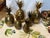 Metal 1970s Brass Pineapple Boxes - Set of 6 For Sale - Image 7 of 8