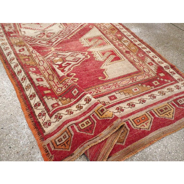 Galerie Shabab Collection Mid-20th Century Turkish Anatolian Gallery Carpet For Sale - Image 9 of 10