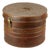 19th C. Victorian Tin Tole X-Large Hat Box W Lock 23" X 16.5" For Sale