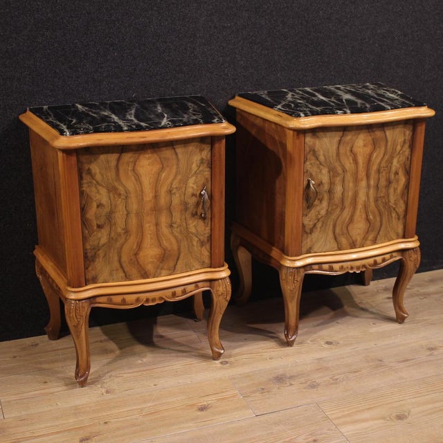 Vintage Italian Bedside Tables, 1950, Set of 2 For Sale - Image 14 of 14