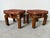 Asian Vintage Chinese Ming Style Mahogany Stools With Floral Cushions – A Pair For Sale - Image 3 of 18