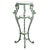 Patinated Cast Iron Side Table with Marble Trays For Sale - Image 9 of 9